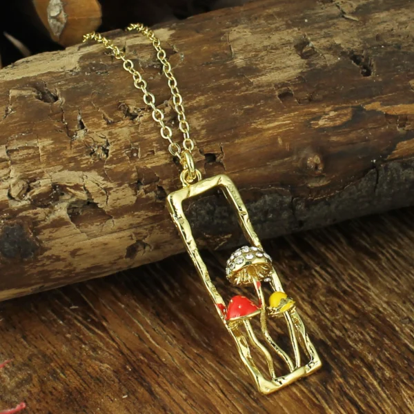 Limited Edition! Necklace, Golden Frame