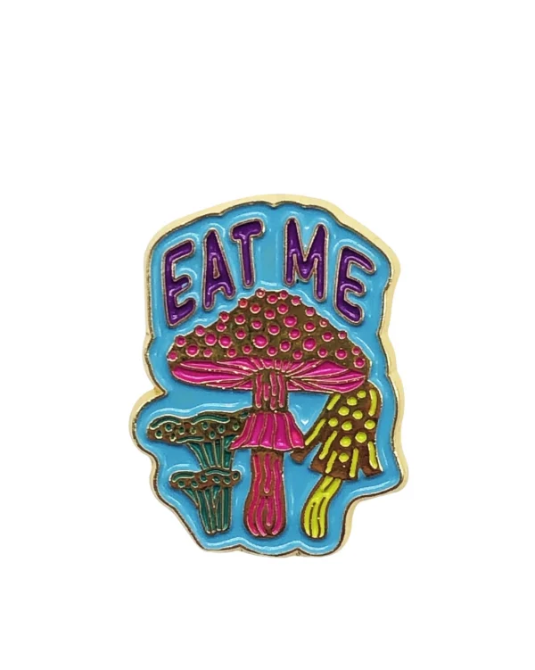 Limited Edition! Metal Pin, Eat Me